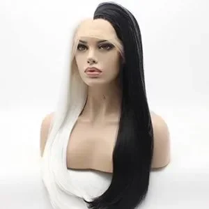 Fashiondeityshair | Hair | 24 Black White Split Dye Lace  display picture 3